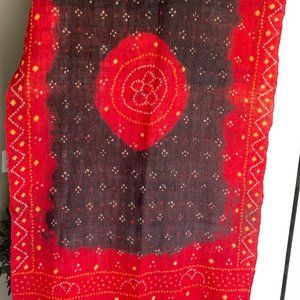 Shawl/Wrap Wool Beautiful Woven Pattern 32"X80"